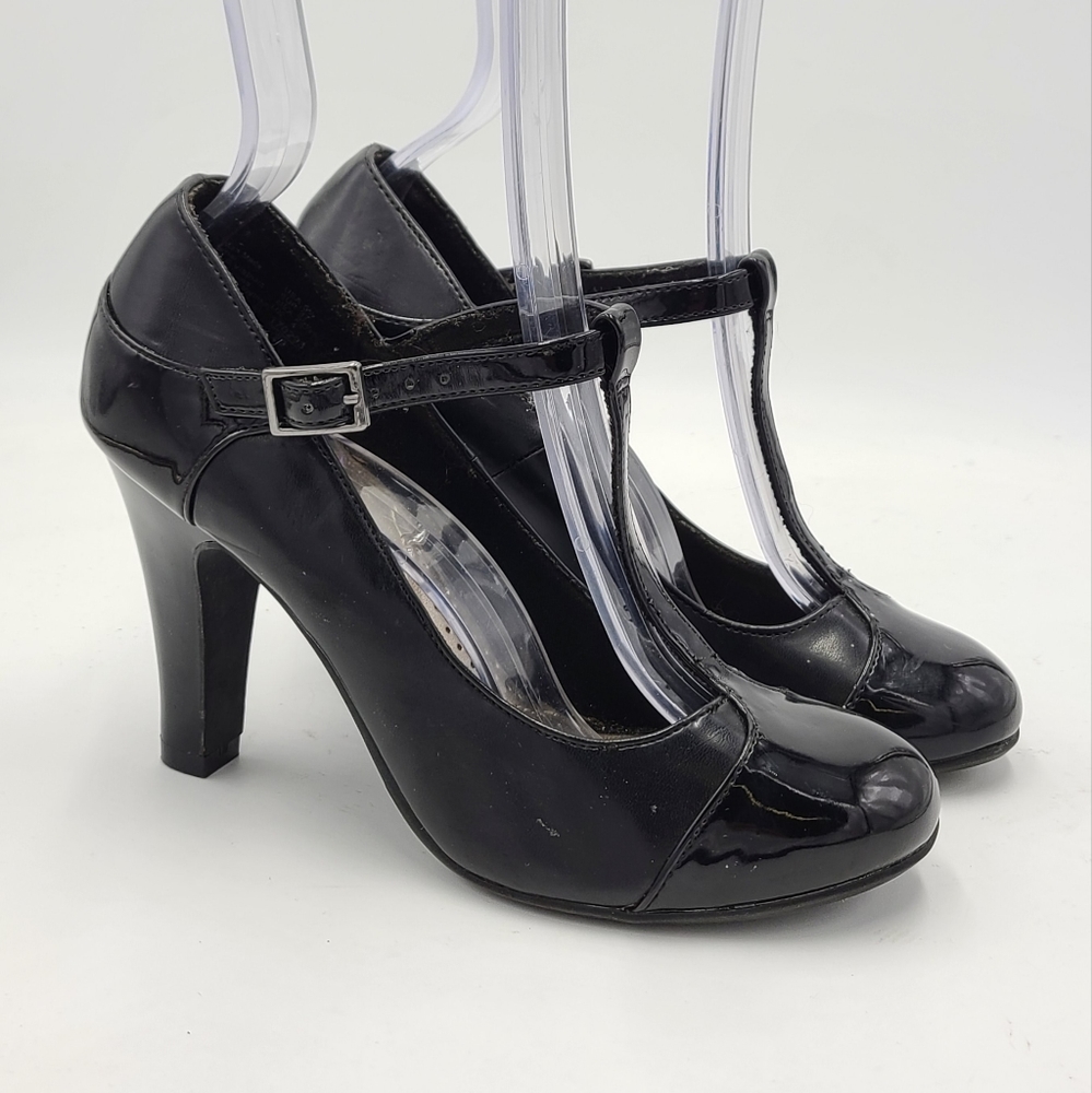 DexFlex Comfort 3.5" Heel Womens 5.5 (black)